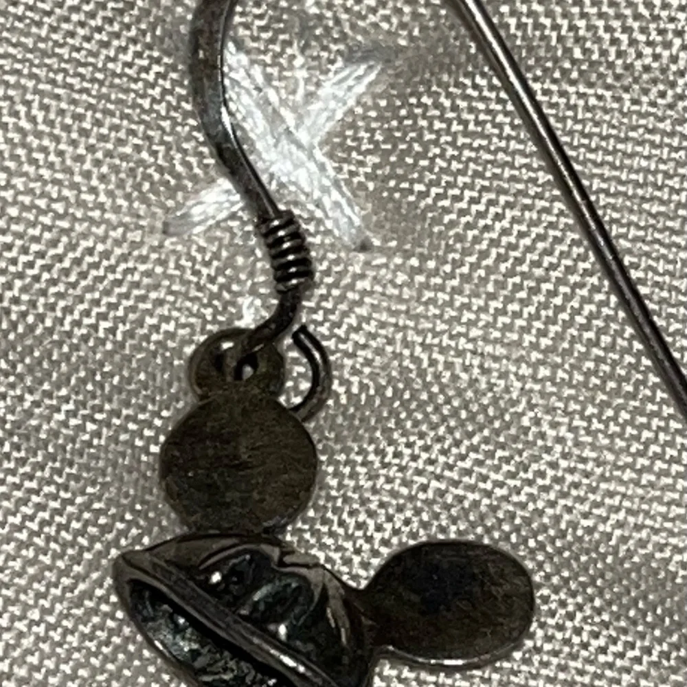 Silver 925 Mickey Mouse Earrings - Picture 3 of 7